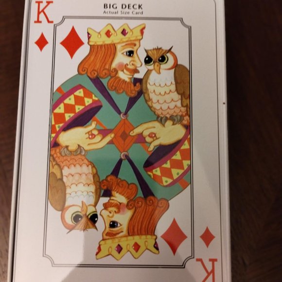 Fundex - Big Deck Playing Cards & Jumbo Dominoes  - NWT - Picture 4 of 6
